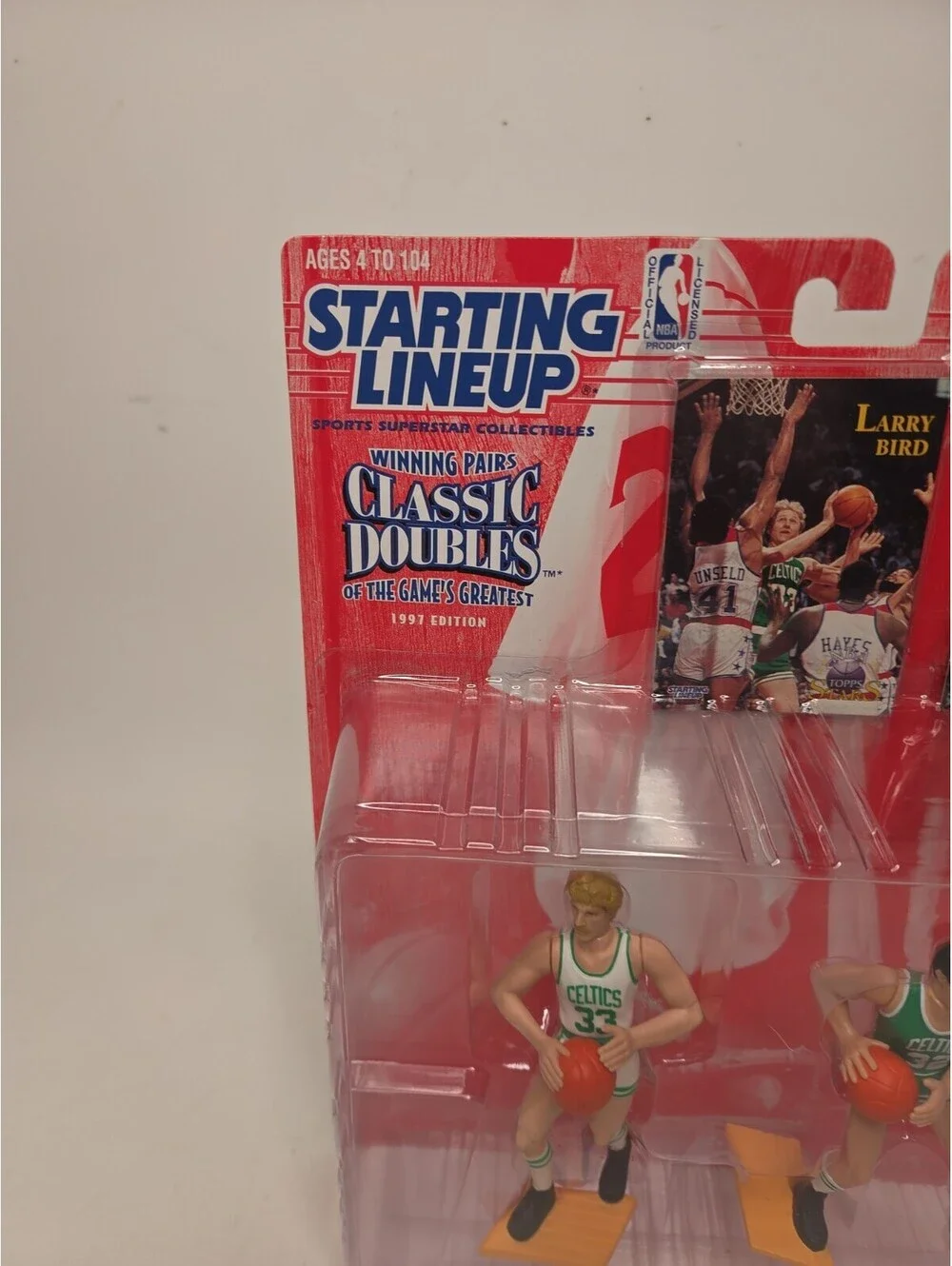Kenner Starting Lineup Classic Doubles NBA Larry Bird Kevin McHale Celtics 1997